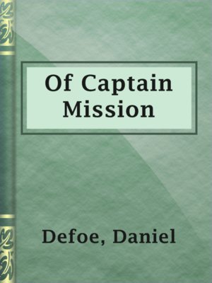 cover image of Of Captain Mission